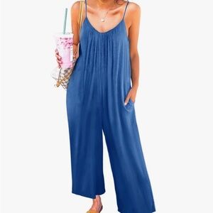 Blue Women's Jumpsuit